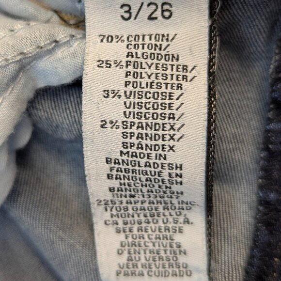 RE Generation Meadow Denim Shorts Size 3/26 in Friends Forever Wash - Picture 5 of 10